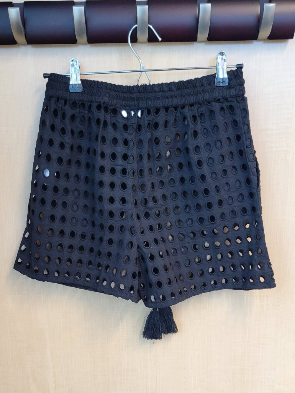Dotti Openwork Drawstring Shorts - Picture 3 of 7